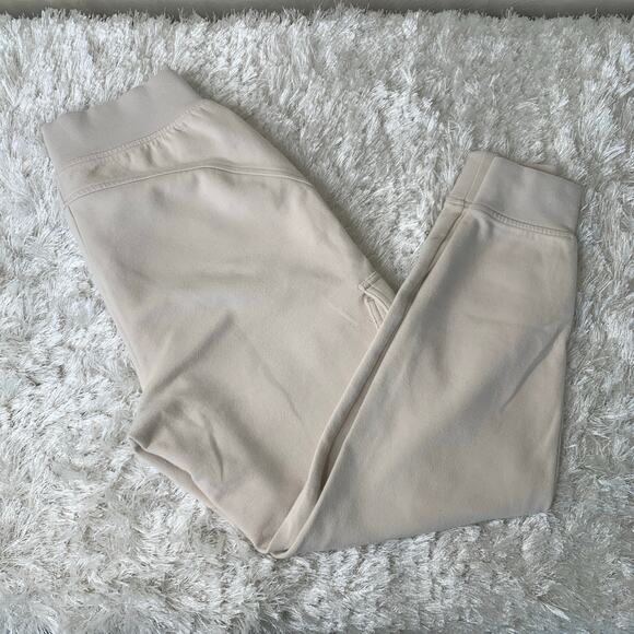 Old Navy Active Dynamic Fleece Cream Cargo Joggers Sz XS - Picture 1 of 7